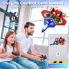 Drone Avion RC Rouge en Mousse pour Enfants, flottement Auto, lumières LED Flips 3D, 2 piles incluses, quadricoptère léger sécurisé, maniable pour garçons, filles et pilotes débutants