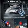 REDTIGER F7N Touch 4K STARVIS 2 Caméra de tableau de bord de voiture avant Caméra embarquée de voiture 5,8 GHz WiFi, écran tactile 3,18", GPS, vision nocturne UHD 2160p, verrouillage d'urgence