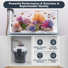 Filtre Externe Aquarium Ultra-Silencieux avec Pompe à Débit Réglable, 3-en-1 Pompe Aquarium Externe et Filtres pour Eau Claire, Haute Performance Filtration pour Douce,Mer,Tropique,Tortues