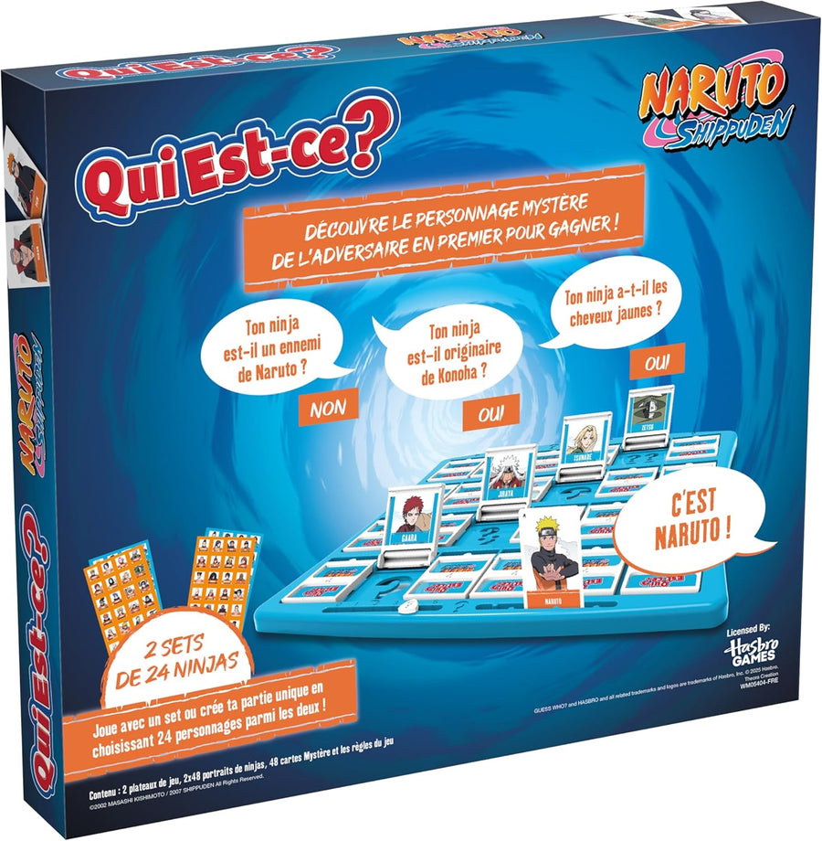 Jeux Qui Est Ce Naruto Jeu de Societe a partir de 6 Ans - Jeu de Plateau Famille pour 2 Joueurs - Version française