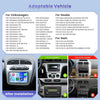 Autoradio 8-Core/4G+64G/DSP Android 15 pour VW Golf 5 Golf 6 Passat Tiguan Polo T5 Transporter Seat Leon avec sans Fil CarPlay Android Auto, 9" écran Tactile avec BT GPS WiFi RDS FM USB+CAM