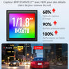 REDTIGER F7NA Caméra embarquée 4K avant et arrière, 8 MP STARVIS 2 IMX678 Commande vocale, écran tactile, WiFi 5 GHz 20 Mo/s, 4K avant 1080p arrière, GPS, vision nocturne WDR, HDR