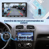 Ecran 2Din Autoradio avec Carplay sans Fil Android Auto, 7 Pouces Touches Piano 2 Din Écran Tactile Radio Voiture avec Bluetooth, Radio FM, EQ, Vidéo en Ligne, Mirror Link, USB/AUX/Type-C, SWC