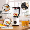 Bosch Blender VitaPower Série 4, MMB4151W, mixeur smoothies, 1200 W, 30 000 tr/min, lames en acier inoxydable, bol Tritan, 2 vitesses et fonction turbo