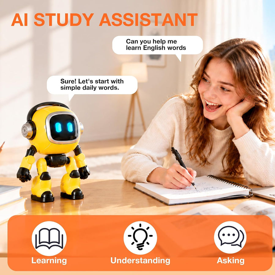 Robot IA parlant français, conversations interactives et 4 modèles d’IA Profitez de conversations IA en français, découvrez de nouvelles idées et posez vos questions au quotidien avec un compagnon