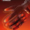 Gants Moto Chauffants, CE Niveau 1 KP, Écran Tactile Chauffage jusqu'au bout des doigts, 3 niveaux, mode intelligent, batterie rechargeable 7,4 V, imperméables, modèle : MG7502H