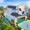 Camera Surveillance Solaire AOV Double Objectif,WiFi Extérieure 3MP+3MP Enregistrement 24/7, 8W & 15600mAh, 30m Détection Humaine Suivi Auto, Vision Nocturne, PTZ 355° IP66