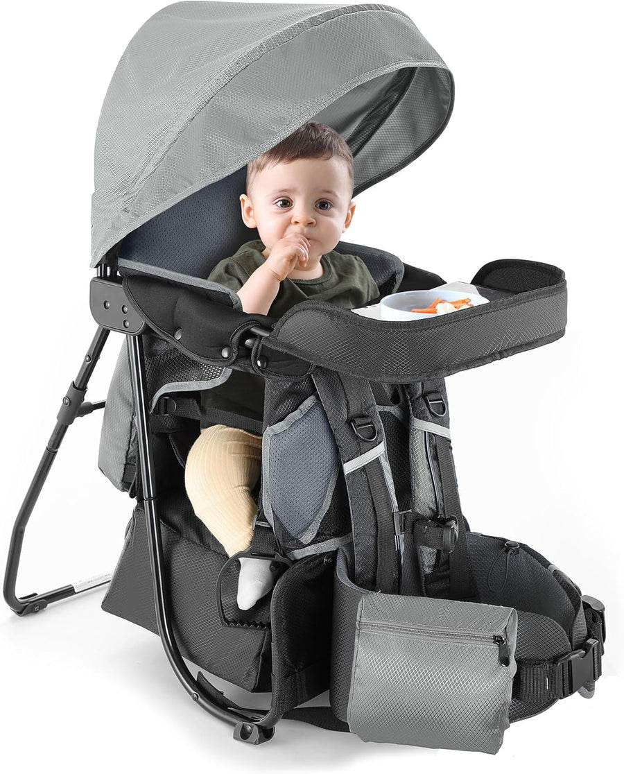 Sac à Dos de Transport pour Enfants - Plateau de Voyage Innovant 3 en 1, Montagne, Indépendant Détachable