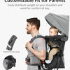Sac à Dos de Transport pour Enfants - Plateau de Voyage Innovant 3 en 1, Montagne, Indépendant Détachable