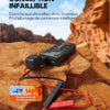 Booster Batterie Voiture, 12000mAh Démarreur de Voiture et Moto Portable, 12V Jump Starter avec Câbles de Démarrage Intelligents, Lumière LED Kit d'urgence pour Véhicules Chargeur de Secours