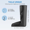Bottes Pressothérapie, Circulation Sanguine Soulage la Douleur Pressothérapie pour mollets pieds jambes, réduisant les gonflements, 3 intensités et 2 sangles d'extension