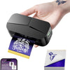 Mini Thermocopieur Tatouage pour Les Bras, Livré Avec 30 Feuilles de Papier Transfert 80x133 mm Idéal pour Les Petits Projets Créatifs, Imprimante Tatouage Bluetooth Compatible iPhone et iPad