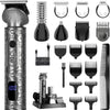 Tondeuse Barbe Homme Tondeuse Cheveux Professionnelle Avec Lame en T de Coupe de Cheveux Chauve 0 mm Rasoir électrique Tondeuse Corps de Précision pour Nez 7 en 1