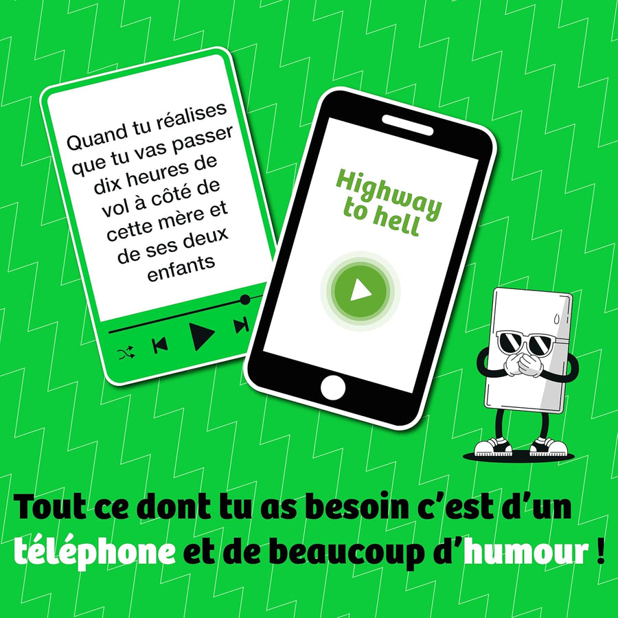 Match My Beat – Jeu de Société Musical - 200 Chansons & 400 Situations – Jeu de Cartes pour Adultes, Ados, Soirées & Familles – Associez Chansons Iconiques et Situations Comiques - Pour 3+ Joueurs