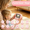 Appareil Photo Numérique IA, Appareil Photo Enfant, Écran IPS 2,4" Appareil Photo Instantané Enfant 1080P avec Détection d’Objets, Chat IA, Bluetooth et Wi-Fi