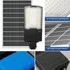 Lampadaire Solaire Exterieur, OHF-Plus Projecteur Led Solaire Exterieur, IP67 Étanche Eclairage Lampe Exterieur Puissante pour Jardin, Cour, Garage