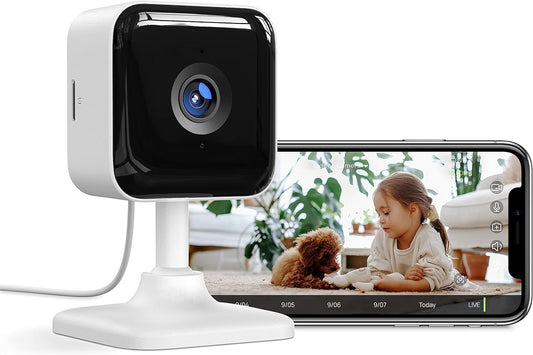 Caméra IP WiFi Intérieure 1080P Caméra de Surveillance WiFi Audio bidirectionnel 1080p