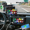 Autoradio 1 DIN avec Carplay et Android Auto - Écran Tactile HD 7 Pouces - Autoradio Bluetooth CarPlay 1 din Soutien MirrorLink iOS/Android et Caméra de Recul, Radio FM/USB/EQ/Mic