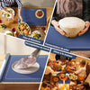Tapis Chauffant Alimentaire 57x39 cm – Plateau Chauffant en Silicone avec 8 Niveaux de Température, Minuterie, Pliable pour Buffet, Fête, Pique-nique, Camping