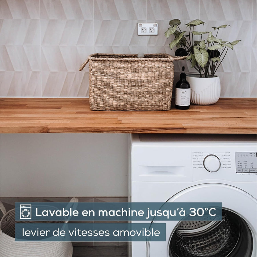 Coussin Chauffant pour Les épaules, Coussin Chauffant électrique ajusté au Corps avec Fermeture magnétique, 3 Niveaux de réglage de la température avec arrêt Automatique, Lavable