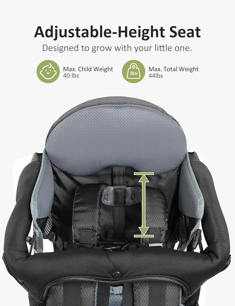 Sac à Dos de Transport pour Enfants - Plateau de Voyage Innovant 3 en 1, Montagne, Indépendant Détachable