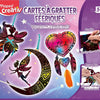 Maped Creativ - Coffret de Cartes à Gratter Féerique et Attrape-Rêves - 6 Cartes à Gratter plus Ruban plus Fils plus Plumes plus 1 Stylet