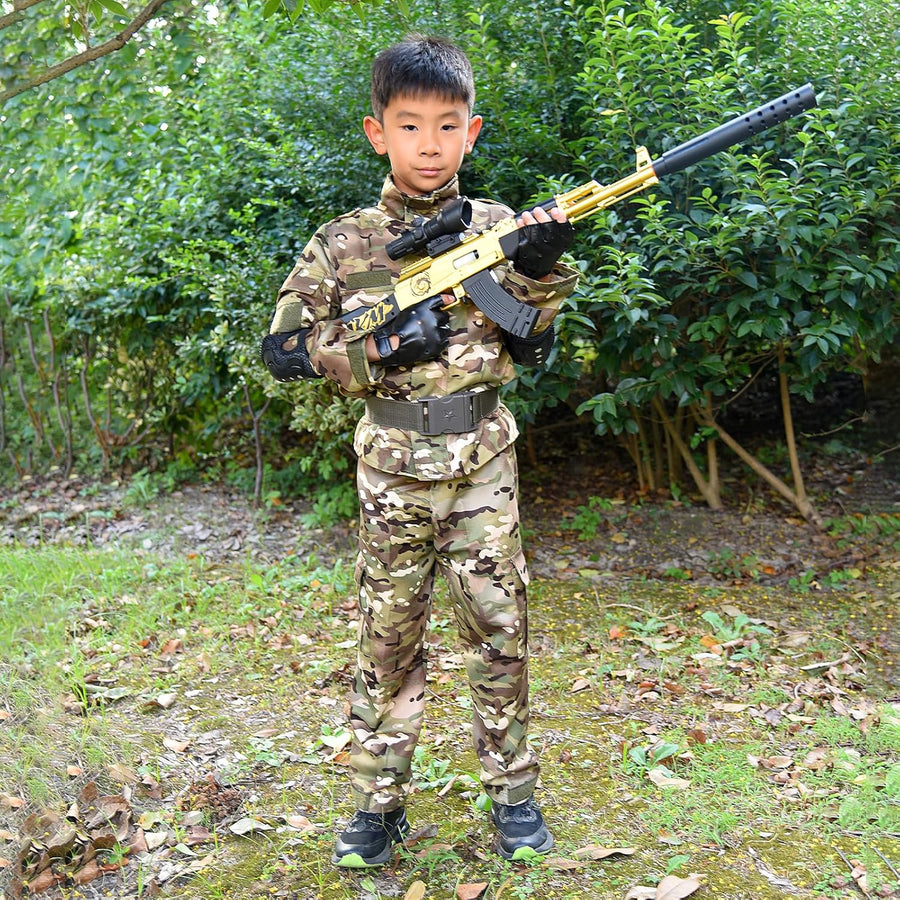 Jouet Pistolet à tête souple pour enfants | Modélisme amovible | Avec 5 munitions à tête douce | Revolver jouet sûr au design réaliste DORE