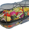 Panier à rôtisserie Broche 10/12mm Barbecue Viande Légumes Poisson Crustacés NOIR