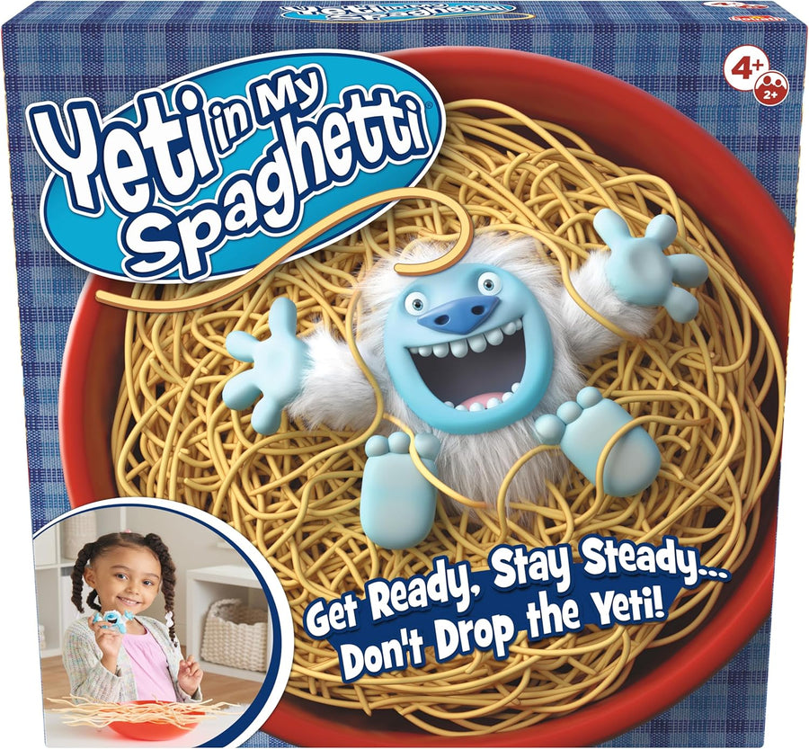 YÉTI dans Mes Spaghettis - Jeu de Société d’Adresse Amusant pour Famille & Enfants dès 4 Ans - Ne Faites Pas Tomber Le Yéti - 2+ Joueurs - Idée Cadeau Originale - Version Multilingue