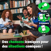 Match My Beat – Jeu de Société Musical - 200 Chansons & 400 Situations – Jeu de Cartes pour Adultes, Ados, Soirées & Familles – Associez Chansons Iconiques et Situations Comiques - Pour 3+ Joueurs