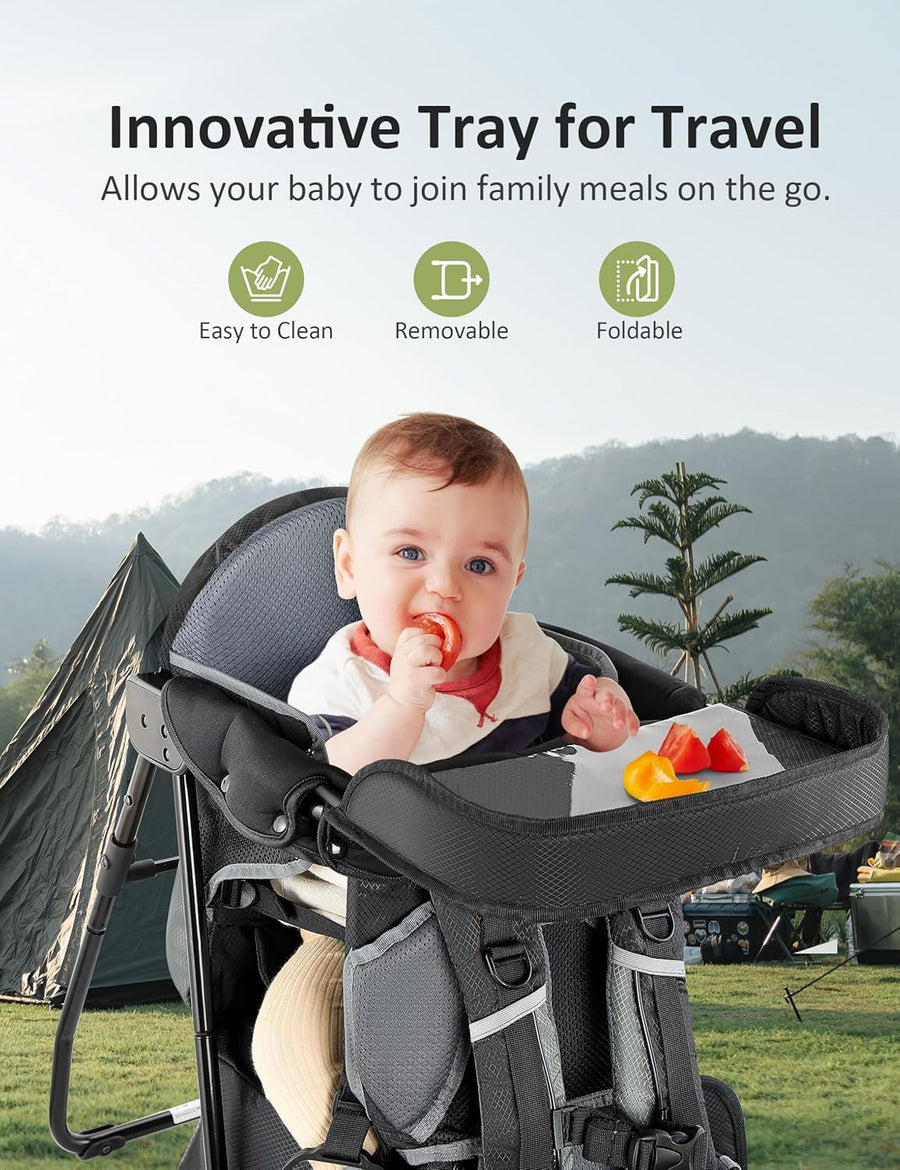 Sac à Dos de Transport pour Enfants - Plateau de Voyage Innovant 3 en 1, Montagne, Indépendant Détachable