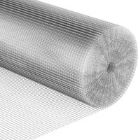 Grillage à Mailles Fines 1 m x 10 m, Grillage pour Volière 6 mm x 6 mm, Rouleau de Grillage Galvanisé, Grillage anti-campagnols, Grillage Métallique pour Lapins, Grillage pour Poules