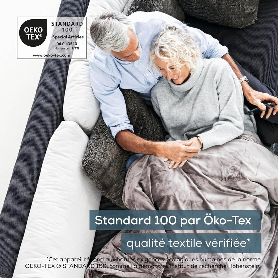 Coussin Chauffant pour Les épaules, Coussin Chauffant électrique ajusté au Corps avec Fermeture magnétique, 3 Niveaux de réglage de la température avec arrêt Automatique, Lavable