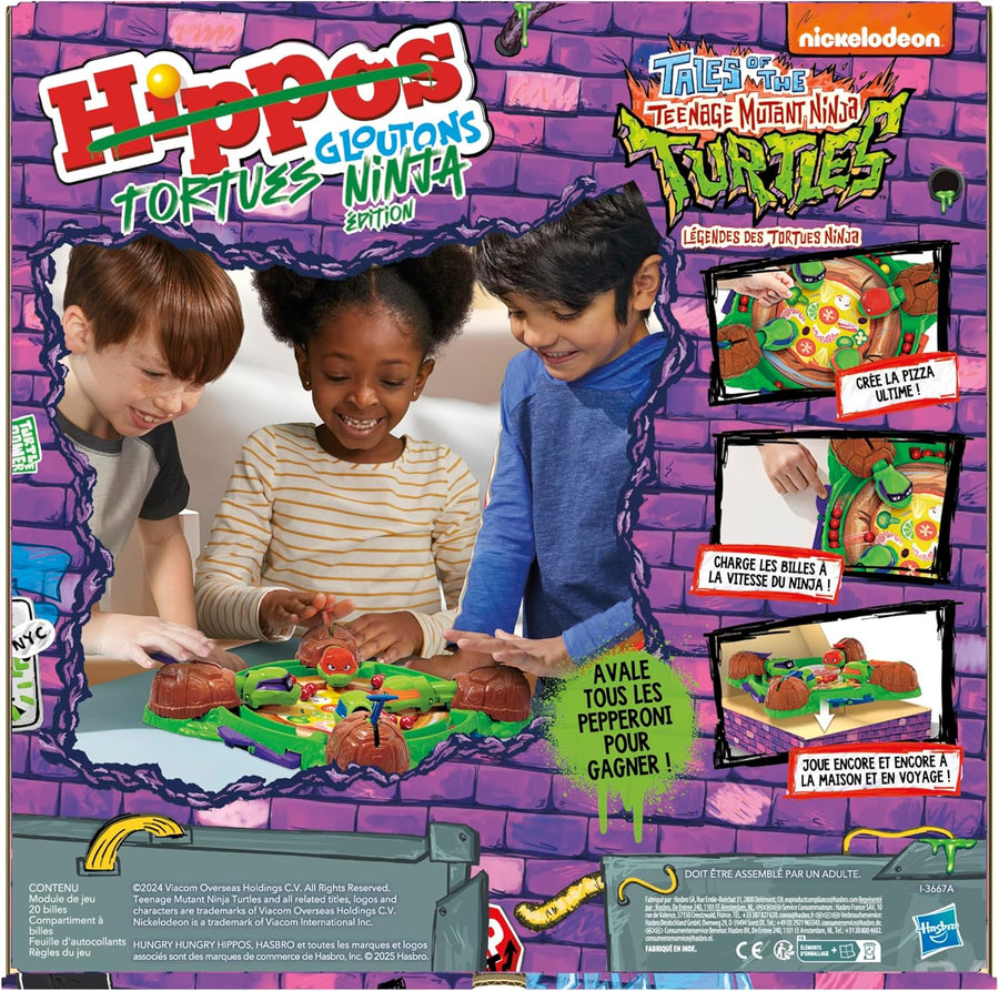 Jeux Enfant Hippos gloutons : édition Tortues Ninja, Jeu de Plateau - Version française