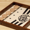 Sling Puck Jeu - Jeu de Plateau en Bois Massif de 16,5 Pouces, Bataille Luxueuse de Sling Puck pour des Nuits en Famille ou des Fêtes Entre Amis, de Bureau Classique et Compétitif