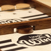 Sling Puck Jeu - Jeu de Plateau en Bois Massif de 16,5 Pouces, Bataille Luxueuse de Sling Puck pour des Nuits en Famille ou des Fêtes Entre Amis, de Bureau Classique et Compétitif