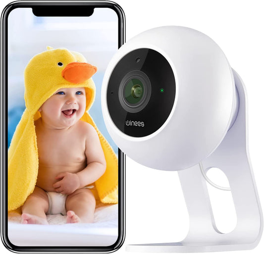 Caméra Surveillance WiFi Intérieure Résolution HD 1080P Babyphones Intelligents Wifi