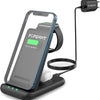 Chargeur sans Fil 3 en 1 - Station de Charge inductive Qi Compatible iPhone iWatch AirPods
