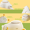 Ventilateur de Poche De Cou Sans Lame Rechargeable USB 3 Vitesse Forme Canard Cordon Réglable