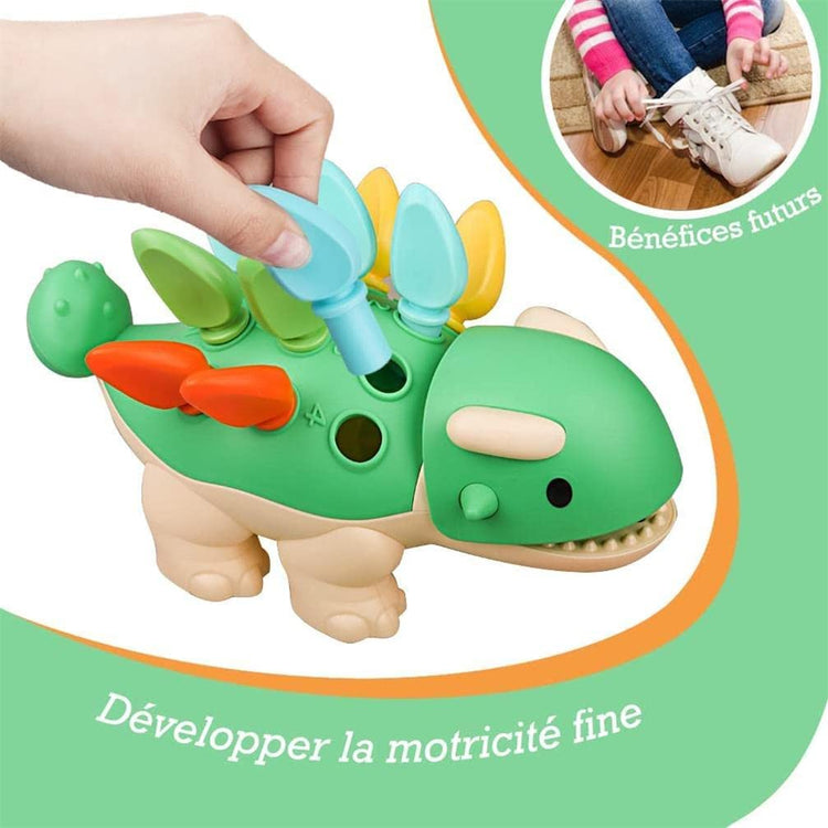 Jouet Dinosaure Sensoriel Montessori Motricité Fine Activités Éducatif Eveil Bébé