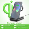 Chargeur sans Fil 3 en 1 - Station de Charge inductive Qi Compatible iPhone iWatch AirPods