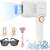 Epilateur Lumière Pulsée Laser 999,999 Flashes IPL Epilation Definitive Indolore corps entier