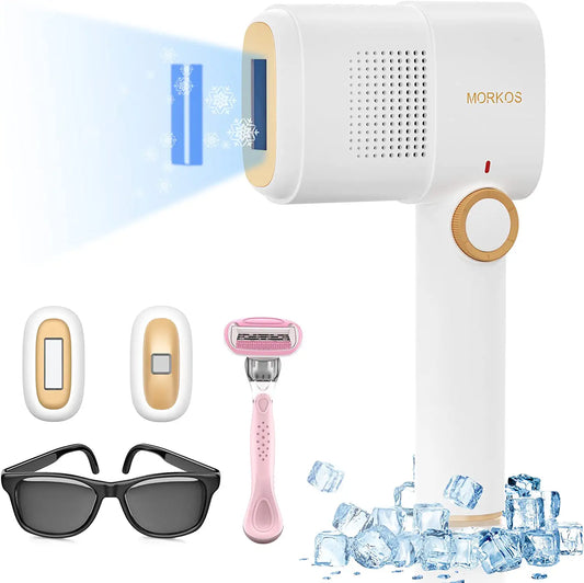 Epilateur Lumière Pulsée Laser 999,999 Flashes IPL Epilation Definitive Indolore corps entier