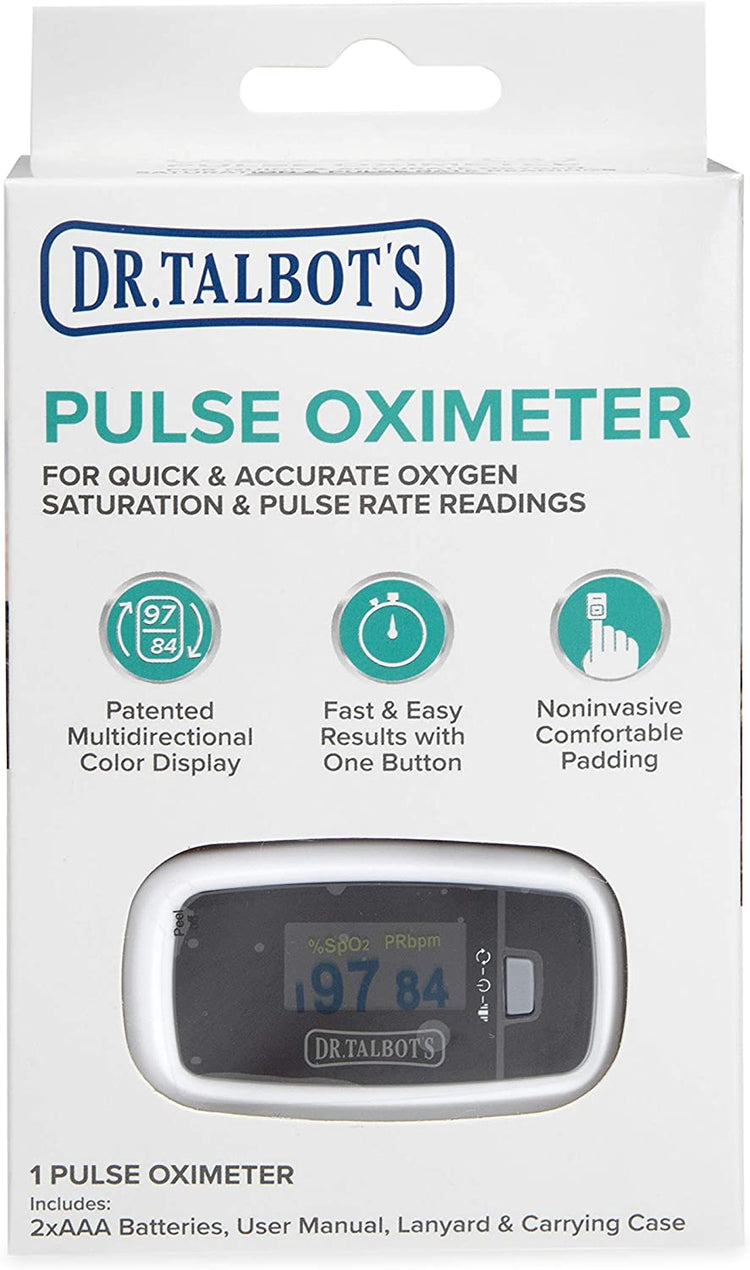 Oxymètre de doigt tonalité de pouls et affichage rotatif automatique pour mesurer la saturation en oxygène du sang SpO2 et le pouls