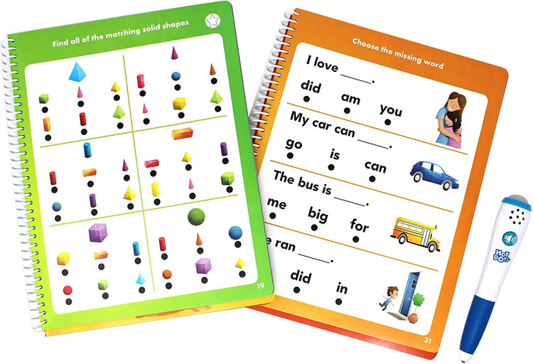 Kit Hot Dots Lecture et Maths Apprentissage Interactif Lecture et Maths et Second stylo