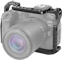 Cage pour Caméra Stabilisateur Plateforme DSLR en Alliage d'aluminium Filetage 1/4