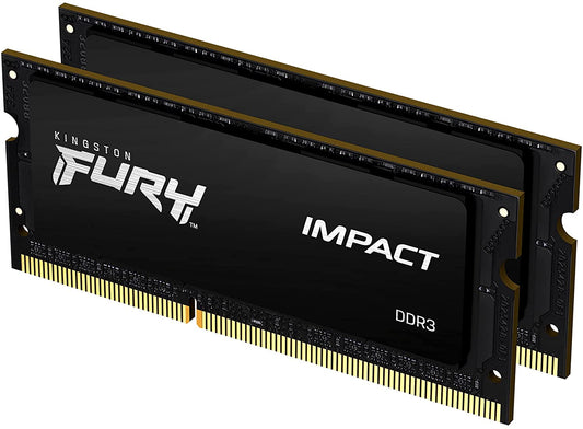 Kingston FURY Impact 16GB (2x8GB) 1866MHz DDR3 CL11 Mémoire d’ordinateur Portable Kit de 2