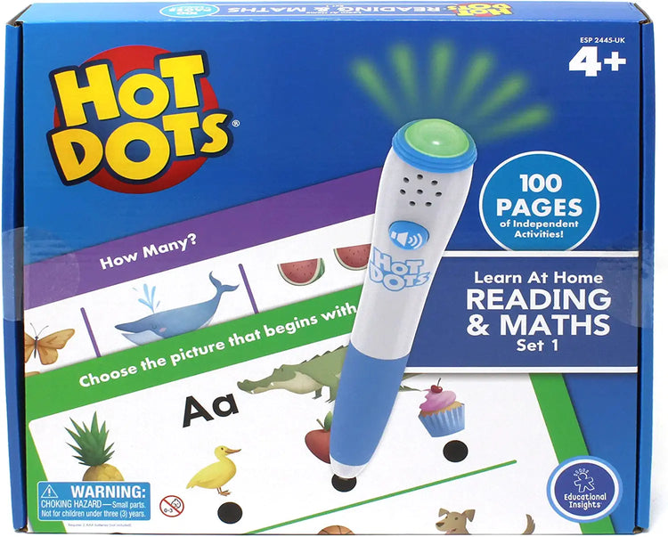 Kit Hot Dots Lecture et Maths Apprentissage Interactif Lecture et Maths et Second stylo