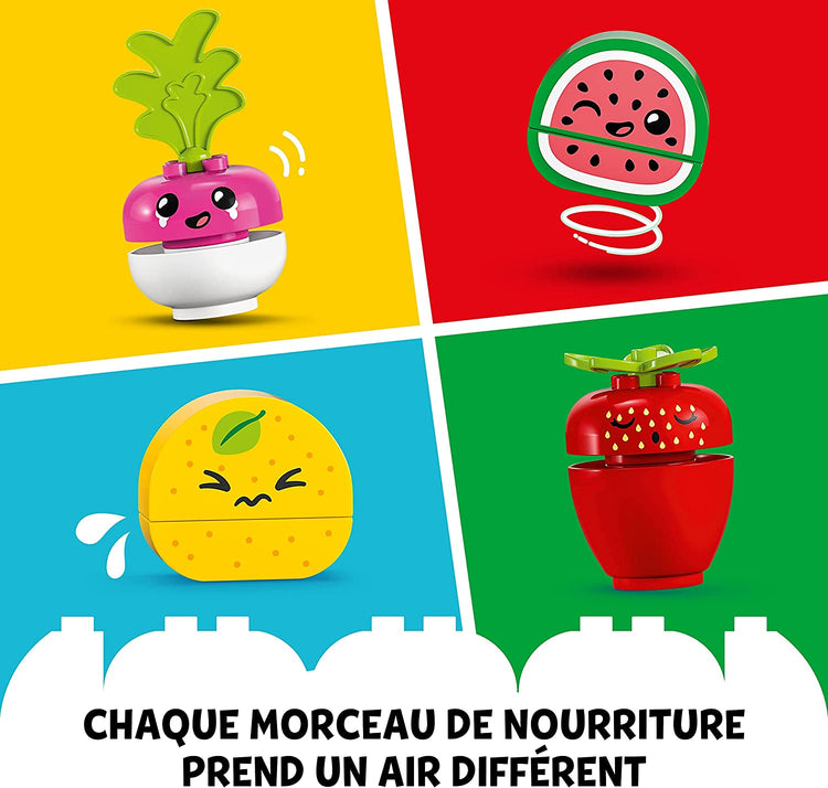 Jouet Brique LEGO DUPLO 10983 Le Marché Bio Jeu Nourriture Fruit Légume Apprentissage chiffre