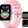 Montre Connectée Femme avec Appels Numérotation Bluetooth Ecran 1.7'' 28 Modes Sportifs ROSE